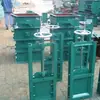 Válvula de Compuerta Espiral Manual de Acero al Carbono Personalizada, Válvula de Compuerta Redonda Eléctrica de Sellado Duro Resistente al Desgaste, Compuerta Neumática