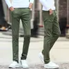 Entrega en una sola pieza primavera y verano 2020 pantalones casuales marca de moda para hombre Algodón corte slim pantalones de lápiz pantalones moda coreana ropa para hombre