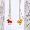 Cadena de Suéter con Collar de Brocado Imitación Dinastía Song Estilo Chino Nuevo, Accesorios para Ropa Tradicional China, Regalo Versátil para Amigos, Joyería para el Cuello