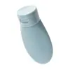 60ml Set de Botellas Portátiles de Tres Piezas para Cuidado de la Piel Limpiador Facial Botella Vacía de Exprimidor Botella con Tubo de Gamuza