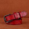Cinturón de piel de vaca auténtica para mujer, estilo coreano, informal, con hebilla de pasador, venta al por mayor
