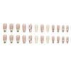 Mostrando Arte de Uñas Blanco Otoño e Invierno Necesario Arte de Uñas de Diamante Brillante Temperamento de Hada Pura Diamante Completo Usar Armadura 24 Piezas