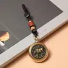 Doze Chaveiros do Zodíaco Giram para Atrair Riqueza e Tesouros Ornamentos de Mão Pingente de Carro Pingentes de Presente Atacado Ornamentos