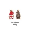 Colgante Serie Día de San Valentín Corazón Enano DIY Aleación Esmalte Accesorios de Joyería Llavero Colgante Transfronterizo