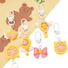 Varita Mágica de Dibujos Animados Brillante para Niña, Estuche para Teléfono Móvil de Crema DIY, Accesorios de Resina, Llavero Hecho a Mano, Material para Joyería