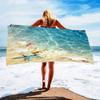 Dropshipping Transfronteiriço Temu Xiyin Tiktok Popular Toalha de Praia Microfibra Adulto Natação Toalha de Banho Toalha Absorvente