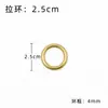 Anillo de Tirar Redondo Sólido sin Costuras de Latón Manija Grande para Puerta Anillo de Cobre Círculo para Bricolaje Manija de Puerta Antigua de Estilo Antiguo Anillo para Cajón