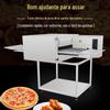 Forno de Pizza Comercial Personalizado com Esteira 12/ 15 polegadas 18 polegadas Forno de Ar Quente para Cadeia de Pizza Forno de Pizza Automático