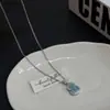 Nuevo Collar de Calabaza con Zirconia Incrustada Micro y Jade Estilo Chino para Mujer 2025 Nuevo Accesorio Lujo Ligero Nicho Cadena para Clavícula Gargantilla de Moda