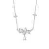 Collar de Gato Atrapador de Estrellas de Plata Pura S999, Diseño de Nicho de Lujo Ligero, Cadena de Clavícula de Plata Pura, Lindo Regalo de Gato para Novia