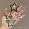 Pasador de Estrella de Color Caramelo de Dopamina Grande de 6 cm para Niñas, Pinza para Flequillo Lateral, Pinza Bb, Pinza Linda para Niñas Jóvenes