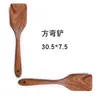 Venta al por mayor directa de fábrica Teca tailandesa Hoja de teca Acacia Utensilios de cocina creativos Sartén antiadherente Pala de madera Cuchara de madera