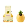 Serie Bálsamo de Piña Bálsamo Sólido Aromático Difusor de Aroma de Larga Duración Ambientador para Coche, Hogar y Baño con Aroma de Larga Duración