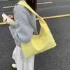 Bolso de Lona de un Solo Hombro, Bolso Tote de Calidad Transfronteriza para el Trabajo, Bolso de un Solo Hombro, Bolso para Mujer, Nylon, Se Puede Imprimir con Texto, Impreso con Logo Según Imagen