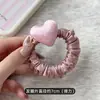 Scrunchie de cetim plissado estilo coreano para mulheres, novo modelo 2026, alta elasticidade, prendedor de cabelo durável, faixa de cabelo, acessório de cabelo elástico