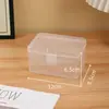 Rectangular Transparente Cuadrado Piezas de Juguete Organizar Caja de Plástico Embalaje Universal Papelería Comida Caja Vacía Caja de Almacenamiento