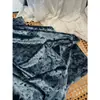 Recomendación PrincipalColección Nueva Primavera Temprana Yuran 26: Terciopelo de Seda de Tejido Denso Corte Diagonal Satén Brillante Flor de Hielo Terciopelo Falda Sirena