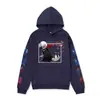 2024 Roupas Masculinas Transfronteiriças Mangá Japonês Série Comida de Tóquio Moletom Moda de Rua Tamanho Grande Moletons Moletom Cartoon