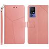 Adecuado para Funda de Cuero Tcl 60 Se, Funda Protectora Tipo Billetera con Ranura para Tarjetas de Color Sólido Transsion Pova 7 Wish4