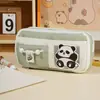 Nueva Estuchera de Velcro Kapibala para Estudiantes, Linda de Gran Capacidad Estilo Ins de Apariencia Elegante con Corazón de Niña