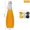 Garrafa de Vinho de Frutas Espessa Nova Garrafa de Vidro Transparente Garrafa de Bebida Alcoólica Garrafa de Bebida Garrafa de Vidro de Vinho de Frutas Venda por Atacado