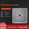 Placa de filtro reforçada do diafragma do diafragma do equipamento da imprensa de filtro do diafragma dos acessórios da placa de filtro da placa de filtro da imprensa de filtro
