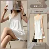 Nuevo estilo de camisola para dormir para mujer, pura y deseable, pijama estilo palacio con cuello en V, camisón holgado estilo palacio francés con copas para uso en casa