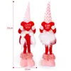 Muñeco Sin Rostro Personalizado para el Día de San Valentín Juguete de Peluche Rudolph Adorno de Escritorio Decoración Festiva Regalo
