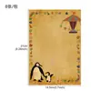 8 Bloc de Cartas Retro de Papel Kraft, Creativos Blocs de Cartas Europeos con Encaje A5, Cartas de Agradecimiento, Cartas Románticas de Amor, Estilo Nuevo, 8 Piezas