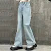 Jeans Feminino Novo Primavera 2026 com Strass, Cintura Alta, Emagrecedor, Jeans Flare Fashion