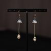 Bolsa de la Suerte de Aretes Florales de Estilo Chino Nuevo, Nuevos Aretes de Gancho Populares, Aretes Niche de Alta Gama, Aretes Únicos, Joyería de Estilo Chino