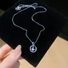 Collar de perlas de circón ultrabrillante estilo ins coreano, cadena para la clavícula moderna y elegante, gargantilla de diseño exquisito de nicho para mujer
