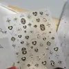 Tiesu Retro Amor Estrella Arte de Uñas Pegatina M1214 Estampado en Caliente Relieve Dulce Fresco Estrella Luna Sol Pegatina para Uñas