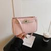 Bolso Casual de Hombro Cruzado 2025 Nueva Moda Simple Fresco Retro Nicho Retro Cartera Kelly para Mujer