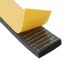 Tira de esponja de caucho EPDM autoadhesiva tira de caucho EPDM semicírculo plano insonorizada anticolisión a prueba de polvo gabinete sellado
