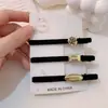 Pinza para el pelo de metal de alta calidad con terciopelo de camelia, pinza de pico de pato vintage, tocado, estilo celebridad de internet, pinza para el flequillo