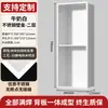 Oushumei Acero Inoxidable Empotrado Baño Acabado Metálico Producto Estante de Almacenamiento para Inodoro Gabinete Divisor