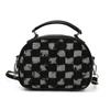 Bolso Cuadros de Moda y Estilo 2026 Nuevo Bolso de Hombro Texturizado de Moda Bolso Cruzado Versátil de Nicho Mezclilla de Moda