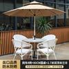 Mesa y silla de balcón combinación de mesa y silla para exteriores aleación de aluminio malla mesa y silla juego de mesa y silla con sombrilla para el sol ocio exterior impermeable