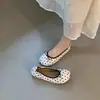 Zapatos Retro de Nicho con Tacón Plano, Punta Dividida y Diseño de Pezuña de Cerdo para Mujer, Nuevos para Primavera Otoño 2026, Zapatos de Vestir sin Cordones, Bailarinas