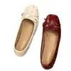 Moda, nuevos y versátiles zapatos Mary Jane para mujer 2026, punta cuadrada poco profunda con lazo, elegantes zapatos de oficina estilo Chanel para primavera y otoño