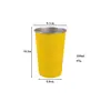 Taza Personalizada Multicolor de Acero Inoxidable 304 con Imágenes, Taza Doméstica de Bebida Directa, Taza para Bebidas Frías, Taza de Cerveza con Borde Enrollado, Logo Personalizado