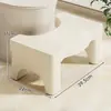 Taburete de Pie para Inodoro Moderno Minimalista Engrosado para Defecar Baño Adulto Resistente Artefacto para Ponerse en Cuclillas Engrosado