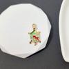 Fabricantes transfronterizos de colgantes de tortuga con impresión de gotas de aceite de aleación DIY, joyería de dibujos animados de moda, pendientes, llaveros y colgantes.