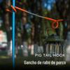 Gancho de Luz para Barraca de Camping, Gancho S de Cauda de Porco Dupla Face para Lâmpada a Gás Espessada, Gancho de Cauda de Porco de Aço Inoxidável