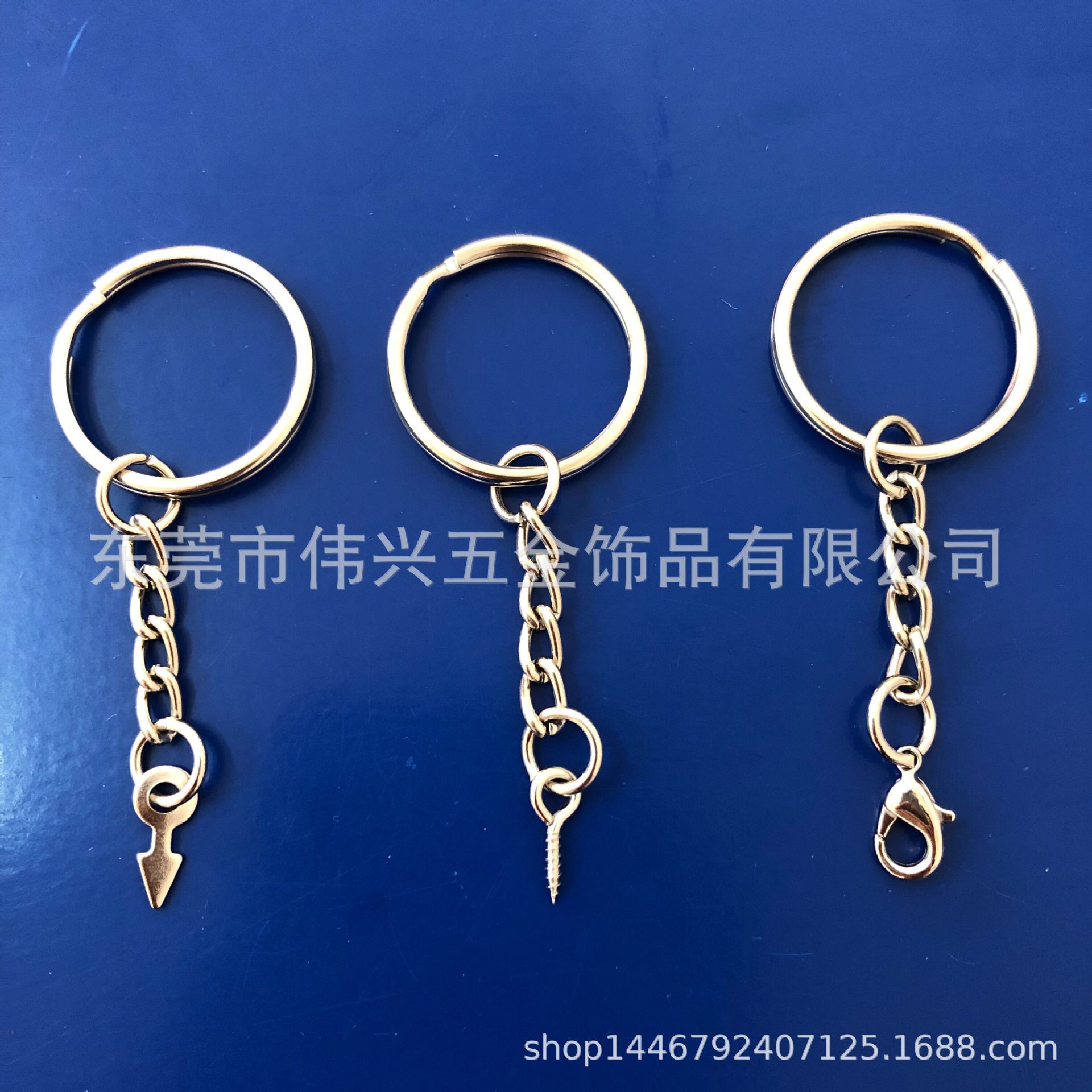 钥匙圈钥匙扣狗扣珠链