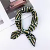 50 Pañuelo Cuadrado Pequeño Estampado de Leopardo Nuevo Primavera y Verano Pañuelo Pequeño para Mujer Coreano Profesional Variado Decorativo Estampado Pañuelo