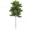 Pino de Bienvenida Bonsái, Ramas de Pino Artificiales, Pino de Belleza, Pino Arhat, Pino Penglai, Pared de Plantas Verdes de Decoración Suave de Ingeniería, Pared de Plantas Verdes