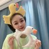 Diadema Haiyue estilo coreano de celebridad de internet con animal de dibujos animados, pequeño dinosaurio, tiburón grande, pato gritando, diadema linda divertida