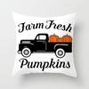 2024 Nueva Funda de Almohada de Acción de Gracias Funda de Cojín Calabaza de la Cosecha Coche Hogar Lino Almohada Almohada Pequeña